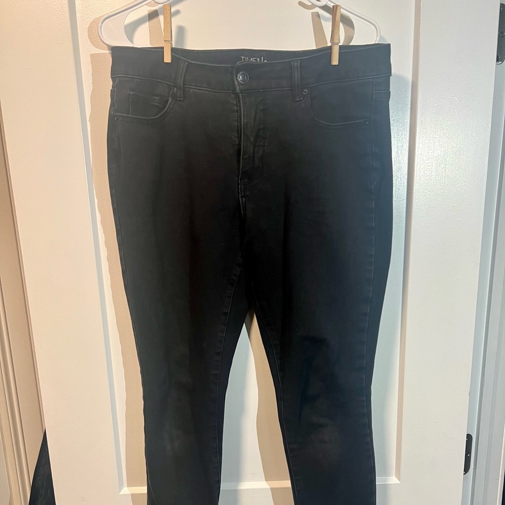 Time and tru high rise skinny jeans